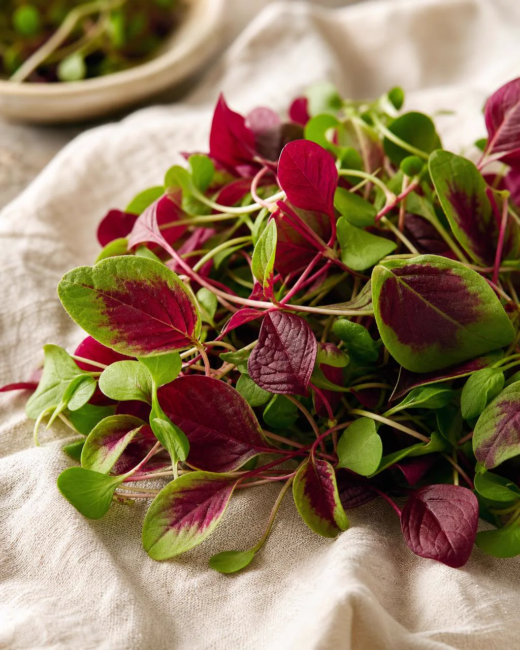 Amaranthus microgreens